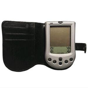 Palm M105 PDA w/Stylus Palm Pilot Digital Organizer Planner With Leather Case
